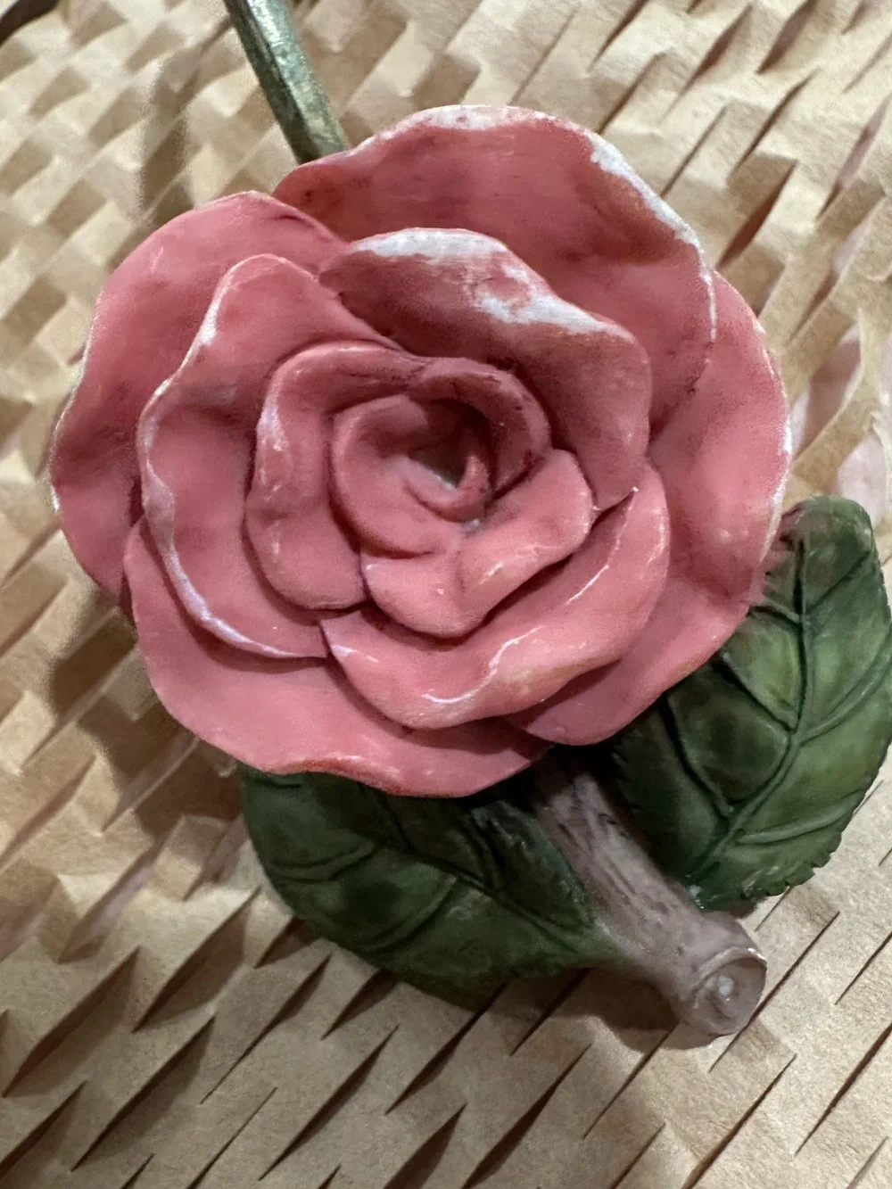 Vintage rose shower curtain hooks coquette Victorian aesthetic (10)
